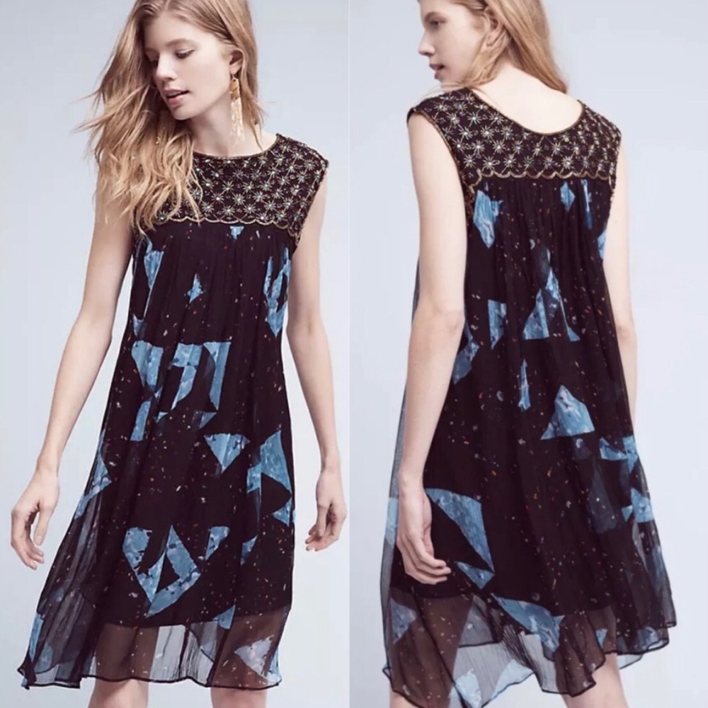 Moulinette Soeurs Anthropologie Lydia beaded dress
